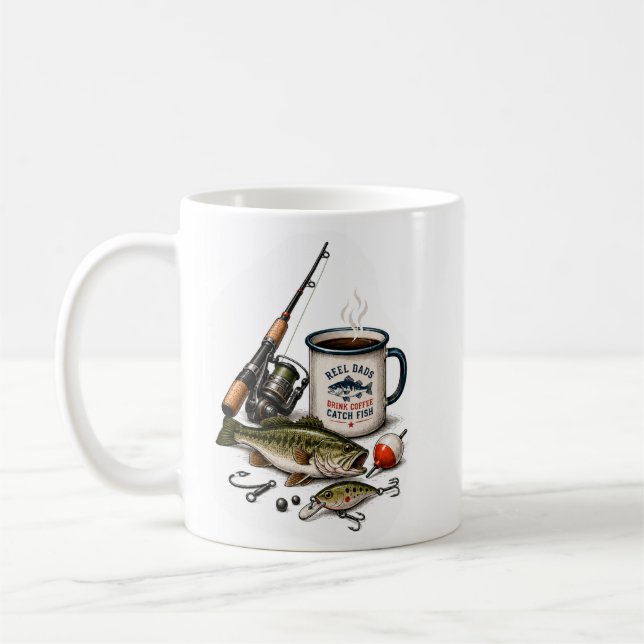Angler-Vater-Modus Kaffeetasse (Links)