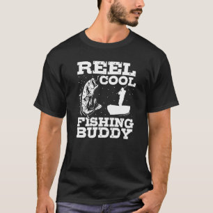 Angler Wirklich Cooler Angelkumpel Vater Sohn Opa T-Shirt