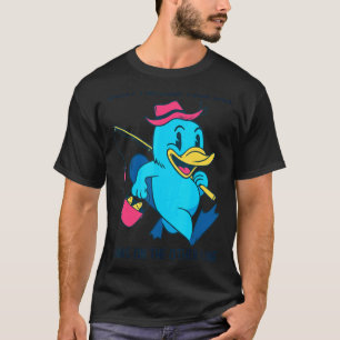 Angler Zitat Hobby Kinder Angeln Schnabeltier T-Shirt