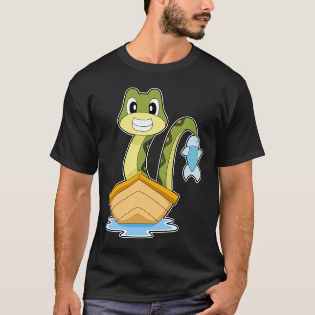 Anglerfisch-Angeln T-Shirt (Vorderseite)