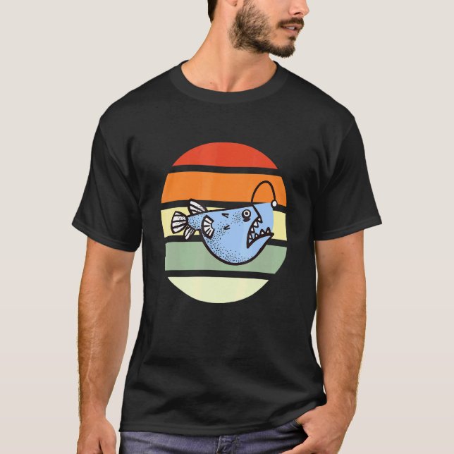 Anglerfisch - Fisch Fischer T-Shirt (Vorderseite)