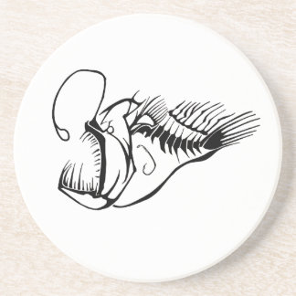 Anglerfisch-Getränkeuntersetzer Getränkeuntersetzer