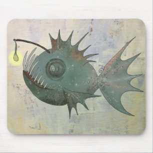 Anglerfisch Mousepad