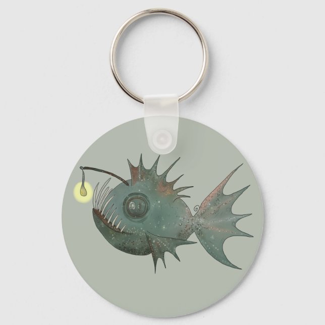 Anglerfisch Schlüsselanhänger (Vorderseite)