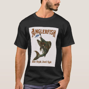 Anglerfisch-Shirt. Fischer und Angler. Ozeanliebha T-Shirt