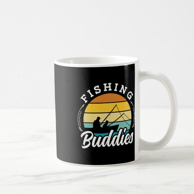 Anglerfreunde Buddy Fisher Fischer  Kaffeetasse (Rechts)