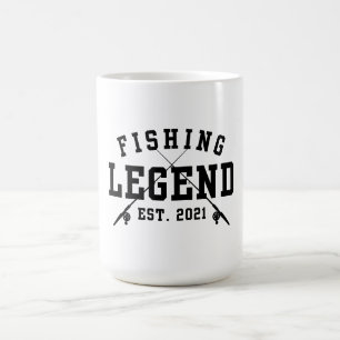 Anglerlegende seit 2021 kaffeetasse
