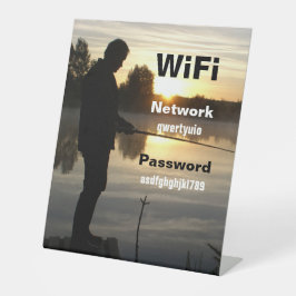 Anglermorgen Sockelschild