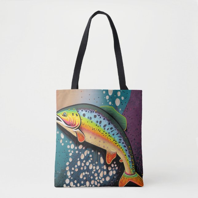 Angler's Tote Bag: Der ideale Begleiter (Vorderseite)