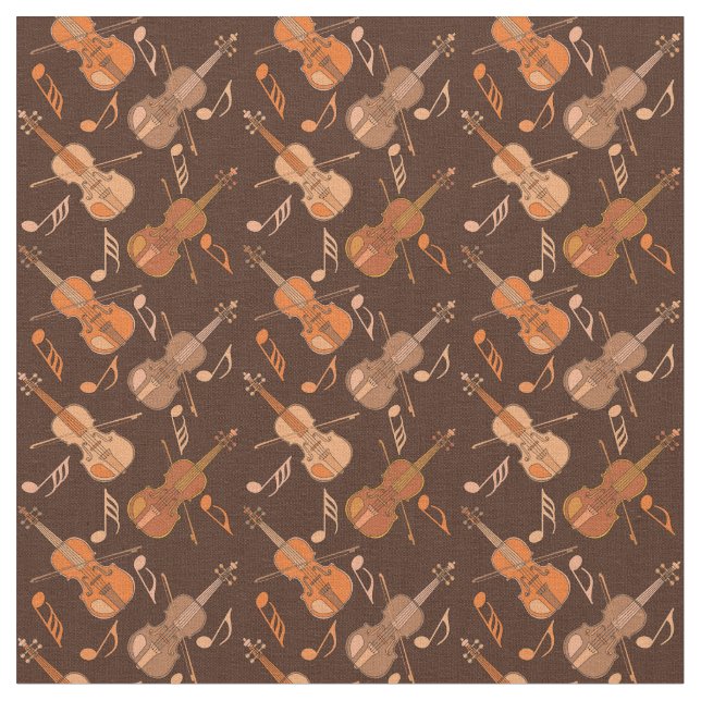 Angles Violins Musiknotens Brown Stoff (Nahaufnahme)