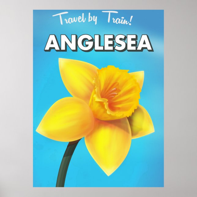 Anglesea Vintage Reiseplakat Cartoon Poster (Vorne)