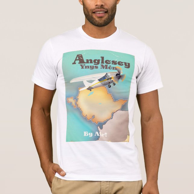 Anglesea Vintages Reiseplakat T-Shirt (Vorderseite)