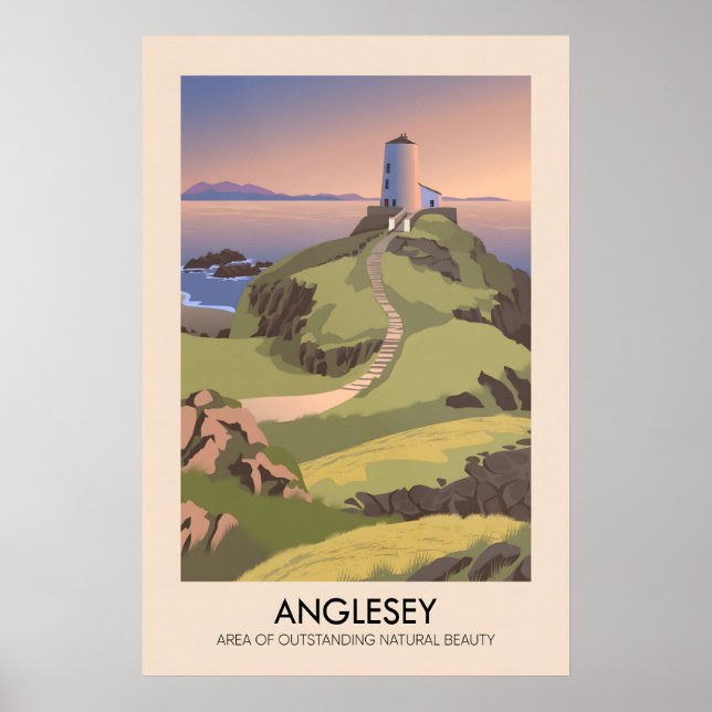 Anglesey AONB Travel Poster (Vorne)