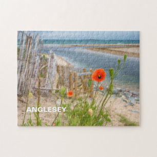 Anglesey Wales Landschaftlich View Beach and Wild Puzzle