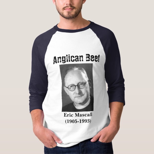 Anglikanisches Rindfleisch, Eric Mascall T-Shirt (Vorderseite)