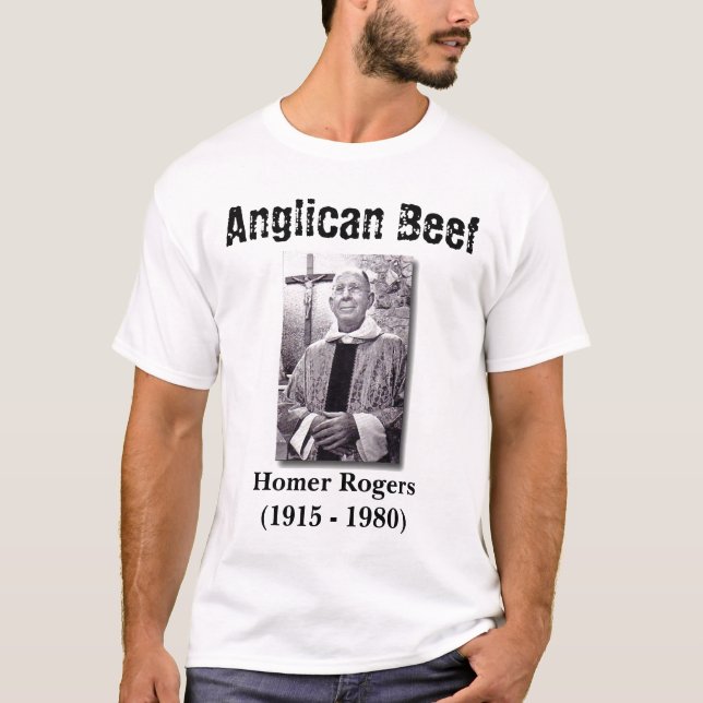 Anglikanisches Rindfleisch, Homer Rogers T-Shirt (Vorderseite)