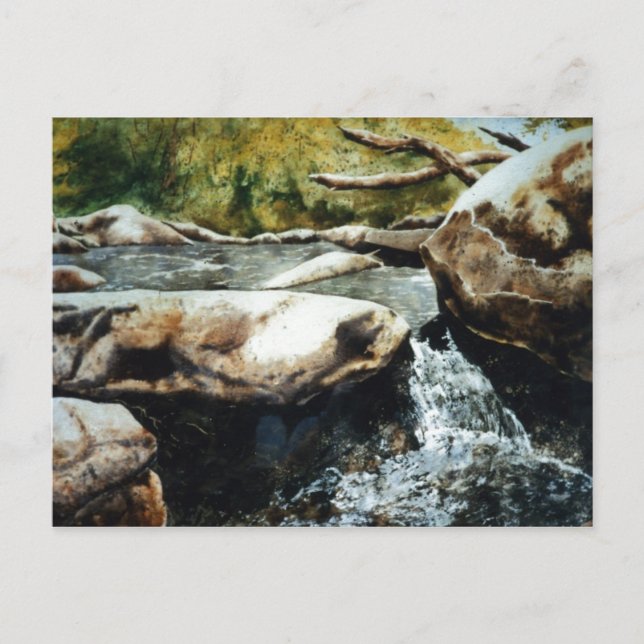 "Anglin's Creek #2" Landstraßen Postkarte (Vorderseite)