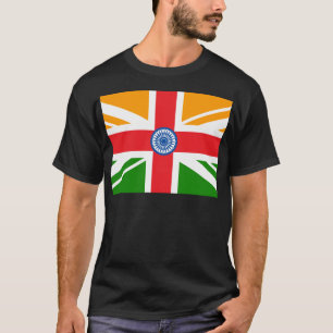 Anglo indische Flagge T-Shirt