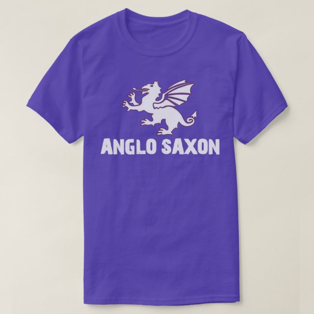 Anglo saxon Black T-Shirt (Design vorne)