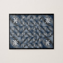 Anglo-Saxon Futhorc Rune Puzzle | Runenalphabet