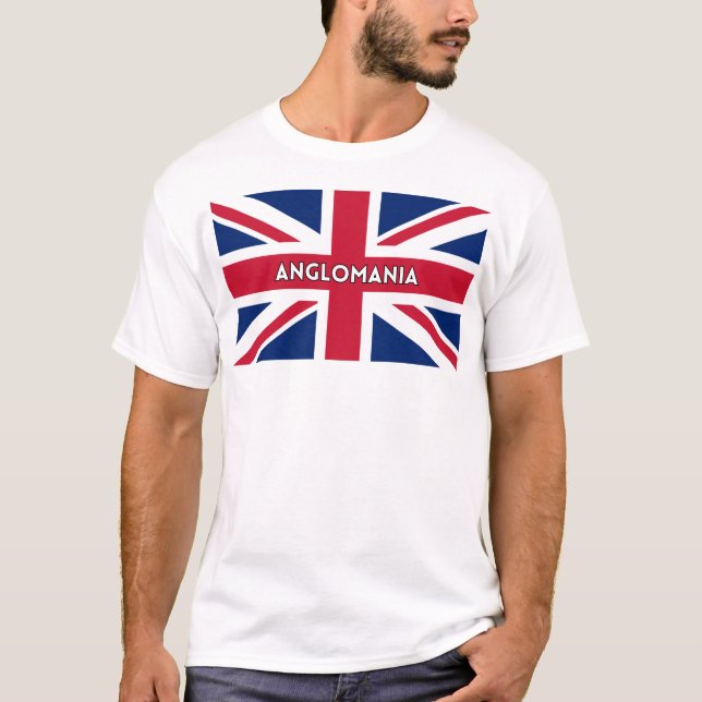 Anglomania Herren Basic Mittelgröße T-Shirt (Vorderseite)