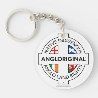 Angloriginal™ 4 Nationen Landrechte Acryl Schlüsselanhänger