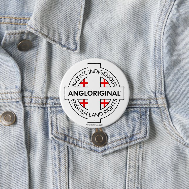 Angloriginal™ Englisch Landrechte Pin Back Button (Beispiel)