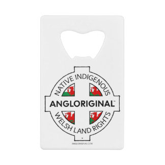 Angloriginal™ Walisische Landrechte Geldbeutel Flaschenöffner
