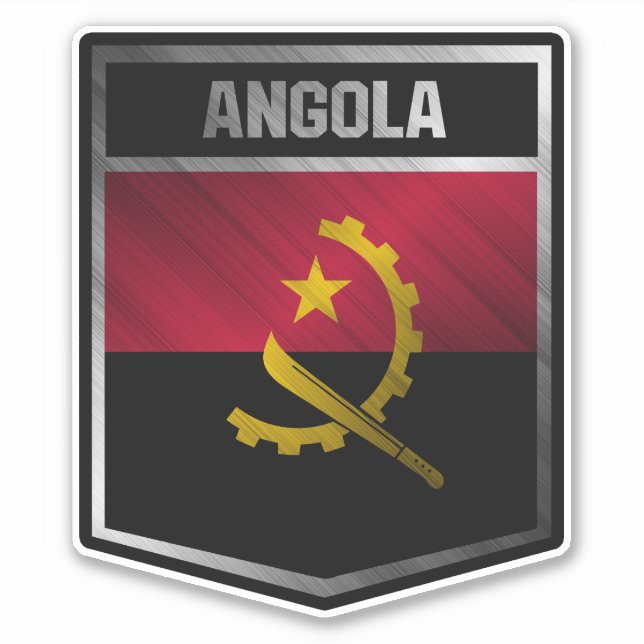 Angola Aufkleber (Vorderseite)