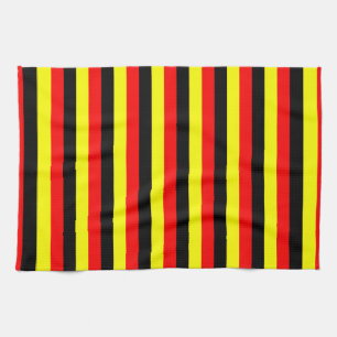 angola belgien uganda deutschland flagge streifen geschirrtuch