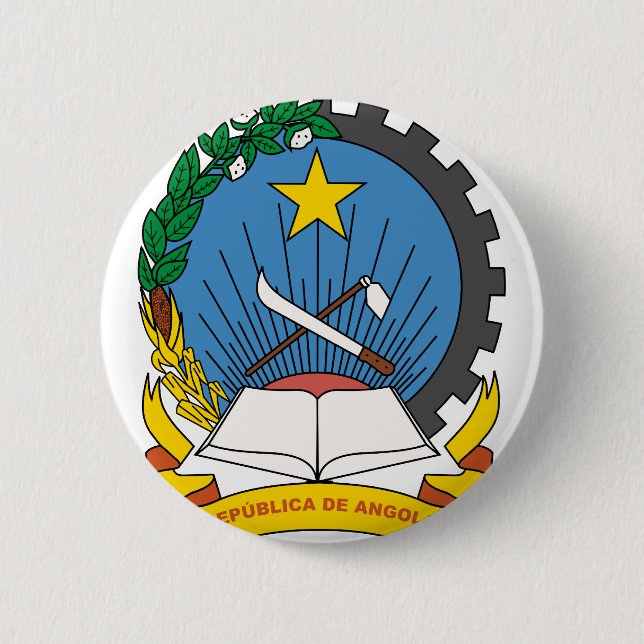 Angola-Emblem Button (Vorderseite)