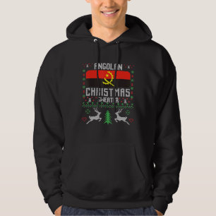 Angola Flag Angolan Weihnachtssüßer Hoodie