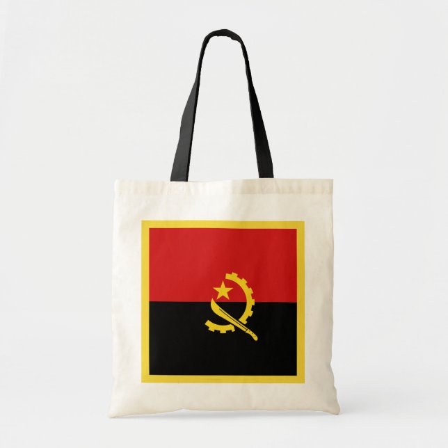 Angola Flag Bag Tragetasche (Vorne)