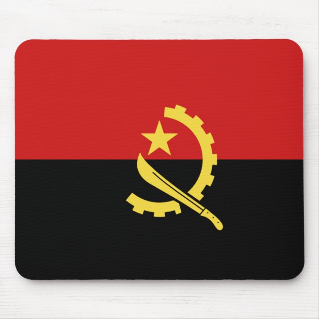 Angola Flag Mousepad (Vorne)