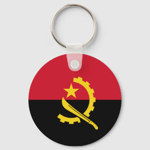 Angola Flag Schlüsselanhänger