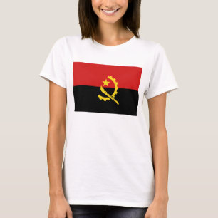 Angola Flag x Map T - Shirts