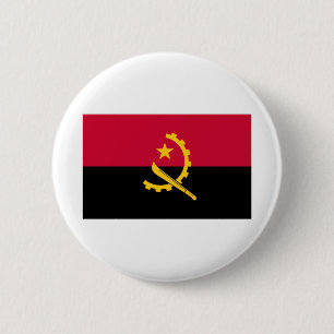 Angola-Flagge Button