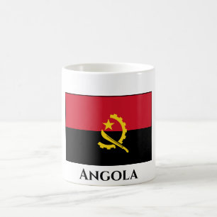 Angola-Flagge Kaffeetasse