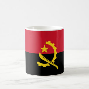 Angola-Flagge Kaffeetasse