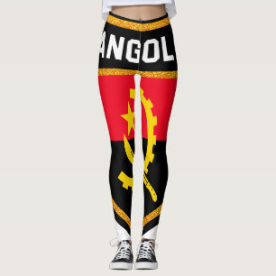 Angola-Flagge Leggings