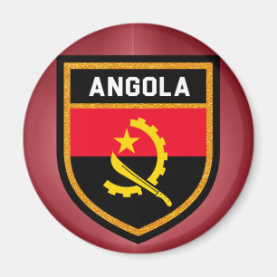 Angola-Flagge Magnet