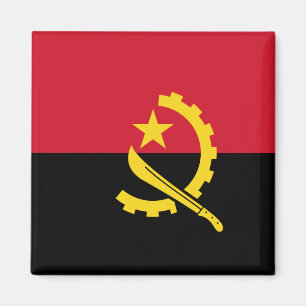 Angola-Flagge Magnet