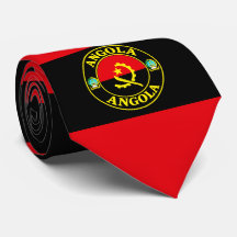 Angola-Flagge Schlips, Stylische angolanische Kraw