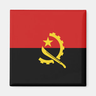 Angola-Flaggen-Magnet Magnet
