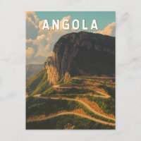 Angola Illustration Reise Kunst Vintage