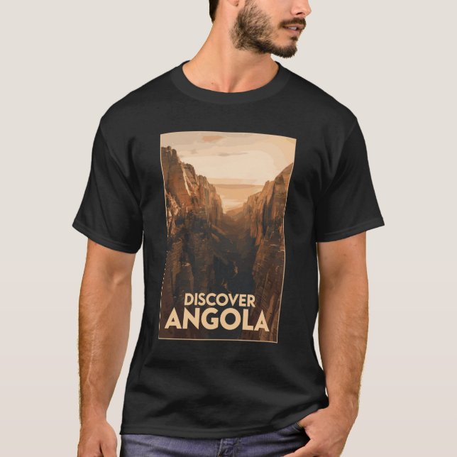 Angola Lubango Art Vintag T-Shirt (Vorderseite)