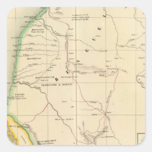 Angola, Namibia 44 Quadratischer Aufkleber