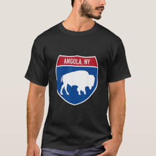 Angola New York Buffalo Ny Autobahn Interstate Sch T-Shirt