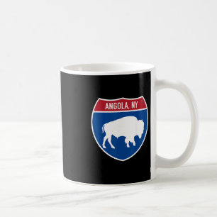 Angola New York Buffalo Ny Highway Interstate Schi Kaffeetasse