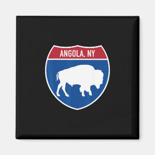 Angola New York Buffalo Ny Highway Interstate Schi Magnet